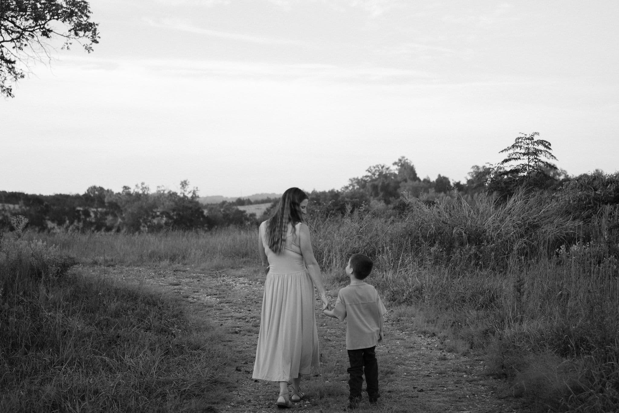 The Burnettes in the Lyman countryside